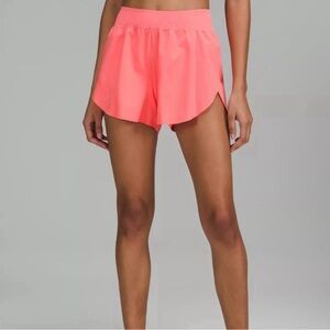 lululemon fast and free high rise short 3”